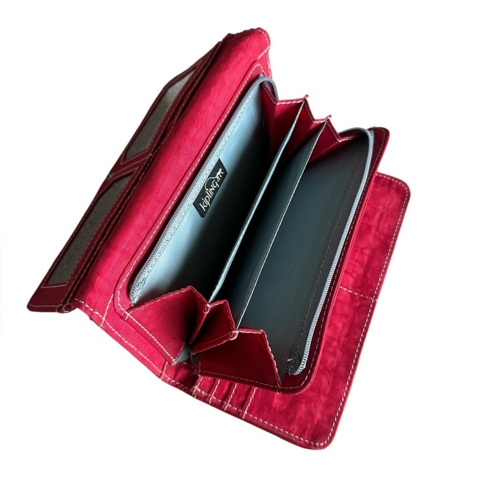 Kipling Vtg Red Wallet - Picture 5 of 10